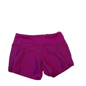 lululemon athletica Magenta Athletic Shorts
